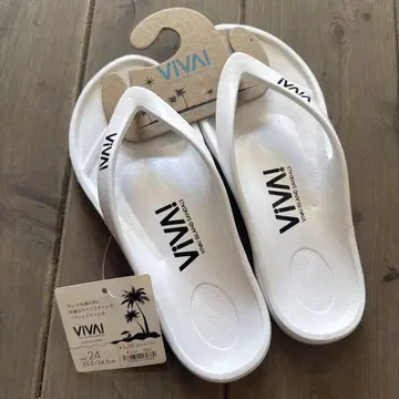 VIVA 비바 아일랜드 비치 샌들 24cm 일본제 화이트
