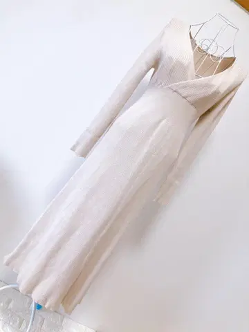새상품급 mystic BACK 카슈쿨 니트 원피스 사이즈 F 면 코튼