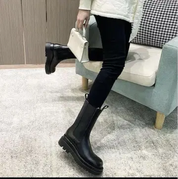 새상품 사이드 고어 부츠 23cm 23.5