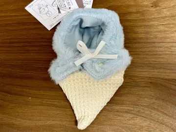 10cm 사이즈 봉제 인형 의류 봉제 인형 판초 아이스크림 라이트 블루