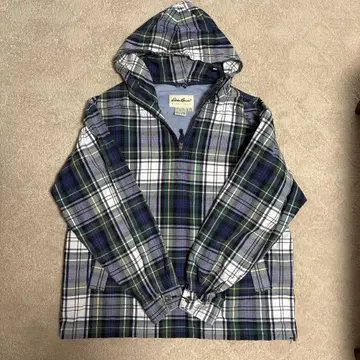 90s Eddie Bauer 코튼 아노락 후드티
