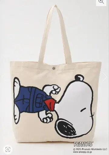 로데오 크라운 peanuts 콜라보 스누피 토트백 SNOOPY