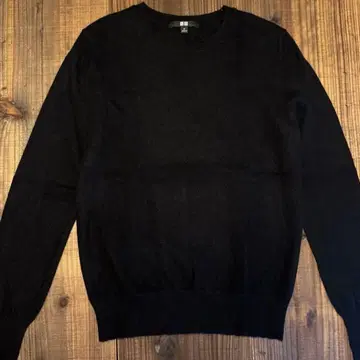 UNIQLO 캐시미어 니트 블랙 M