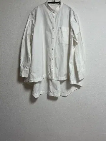 부티크 더블유 화이트 긴팔 셔츠