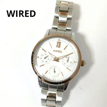 WIRED 여성용 실버 쿼츠 손목시계