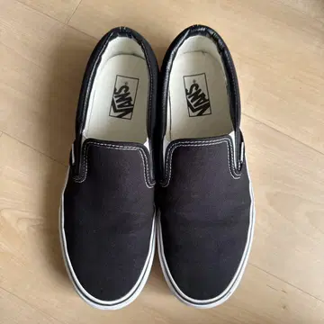 VANS 블랙 슬립온