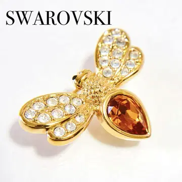 SWAROVSKI Bee 꿀벌 브로치 골드 S259042