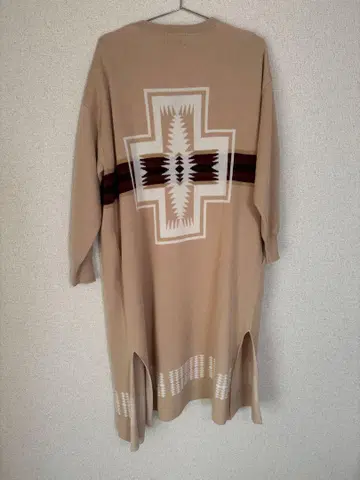 새상품 미사용 PENDLETON 롱 가디건 베이지 면100%