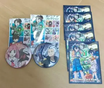 포켓몬 제로의 비보 카키츠바타 타로 캔뱃지 세트