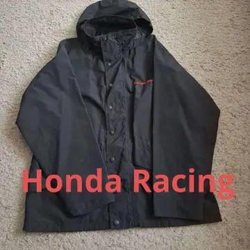 Honda Racing 후드 부착 점퍼 블랙 L