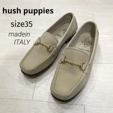 이탈리아제 hush puppies 천연 가죽 스웨이드 로퍼 35