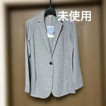 미사용 알파 큐빅 워셔블 탈취 항균 테일러드 자켓 라이트 그레이