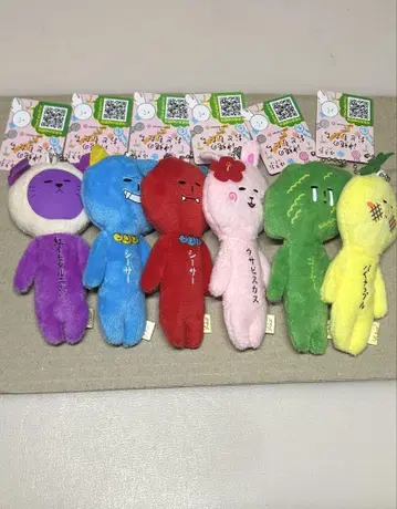 유키오 고토치 홍감자 시사 토끼 고야 파인애플 6종 세트 기념품