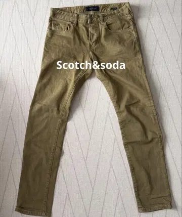 Scotch&Soda AMSTERDAMS BLAUW 카키 데님