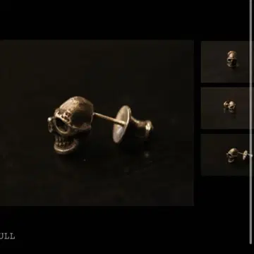 goldkid 스컬 귀걸이 silver925 실버925
