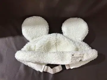 미키 보아캡 팬캡 화이트 보아 캡 복슬복슬 화이트