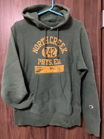 챔피온 챔피온 후드티 그린