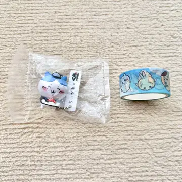 치이카와 (먼작귀) 쿠라스시 콜라보 키링 마스킹 테이프 세트