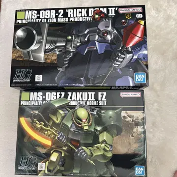HG MS-09R-2RICK DOM IIMS-06FZ ZAKU II FZ