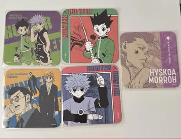 HUNTER x HUNTER 아트 코스터 5개 세트
