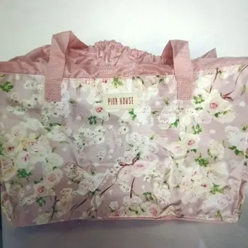 PINK HOUSE 꽃무늬 에코백 미개봉 새상품