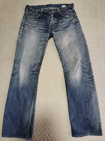 SUGAR CANE Lot 2009 데미지 가공 데님