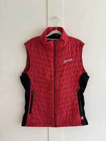 SRIXON 퀼팅 베스트 M 레드/블랙