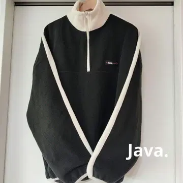 JaVa. 하프 지퍼 플리스 트레이닝복
