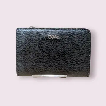미사용 FURLA 훌라 블랙 접이식 지갑 코인 케이스 카드