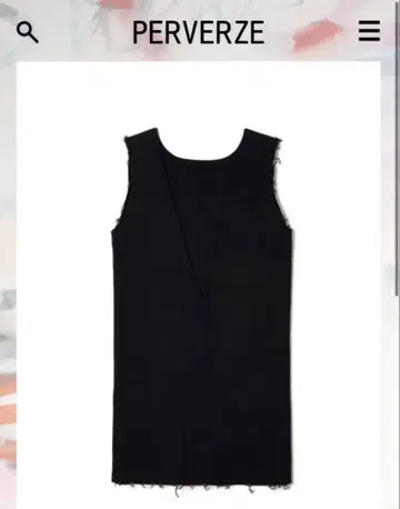 PERVERZE Cotton Rib Line Dress