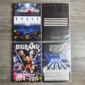 BIGBANG 재팬 돔 투어 DVD BluRay 4장 세트