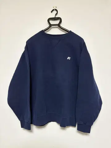 [ 00s ] 러셀 애슬레틱 맨투맨 블랭크 무지 네이비