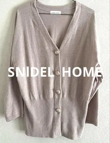 가격 인하! SNIDEL HOME 리브 V넥 가디건