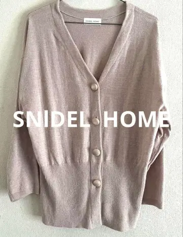 가격 인하! SNIDEL HOME 리브 V넥 가디건