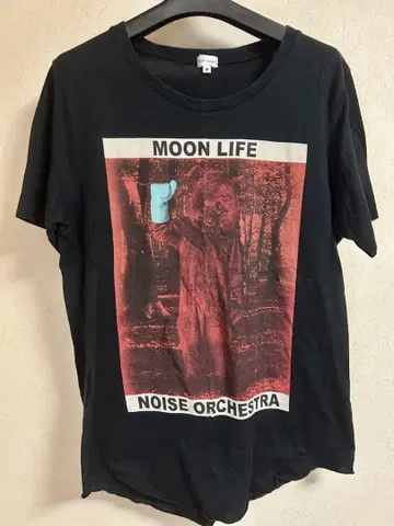 MOON LIFE NOISE ORCHESTRA 티셔츠 M 사이즈 블랙