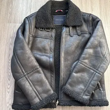 레어 TOMMY HILFIGER 다크 그레이 자켓