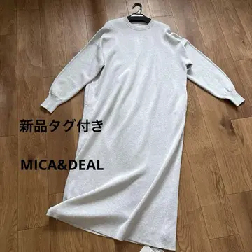새상품 택 포함 MICA&DEAL 마이카앤딜 니트 롱 원피스
