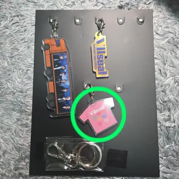 VIISUAL 완전 생산 한정판 아크릴 키링 낱개 판매