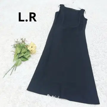 L.R [ M ] 롱 원피스 슬리브리스 무지 심플 포멀 관혼상제