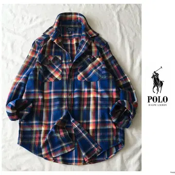 폴로 랄프 로렌 [세탁 가능] 체크 셔츠 블라우스