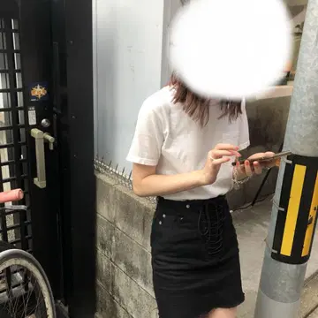 jonnlynx 레이스업 스커트