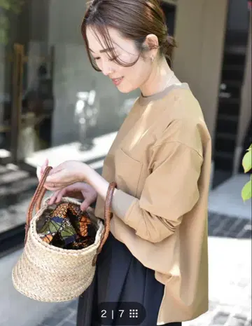 our Home 탄력감 소재의 깔끔한 푸르 오버 카멜