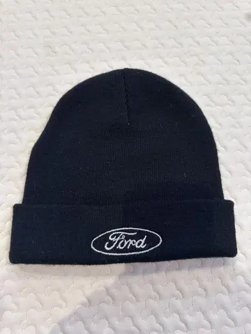 [ y2k ] ford 자수 로고 비니 니트 모자