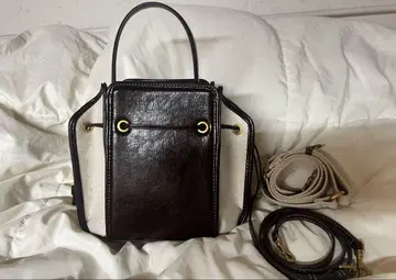 ZARA 숄더백 다크 브라운