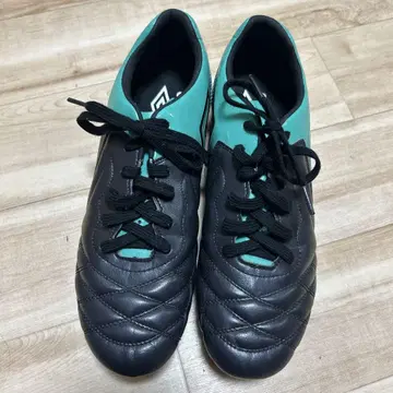 Umbro 스파이크 신발 터콰이즈 27.5 축구 풋살 블랙