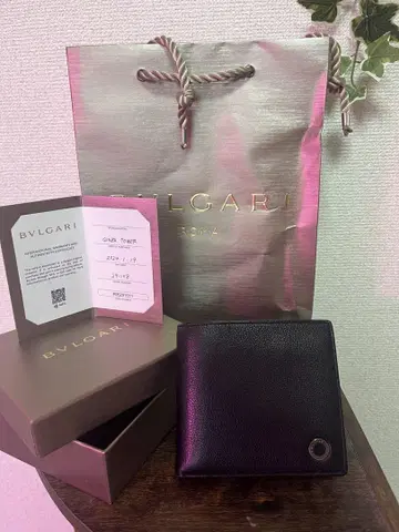 [ 선착순 ] 불가리 불가리 맨 접이식 지갑 #B561