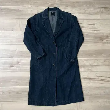 [ 새상품급 ] AZUL 데님 롱 코트 M