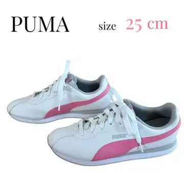 PUMA 스니커즈 여성용 25 cm 화이트/핑크