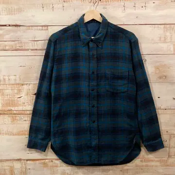 50s PENDLETON 옴브레 체크 울 셔츠 펜들턴