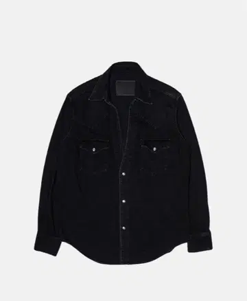 the letters CUTTING WESTERN SHIRT DENIM